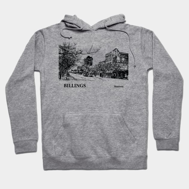 Billings - Montana Hoodie by Lakeric